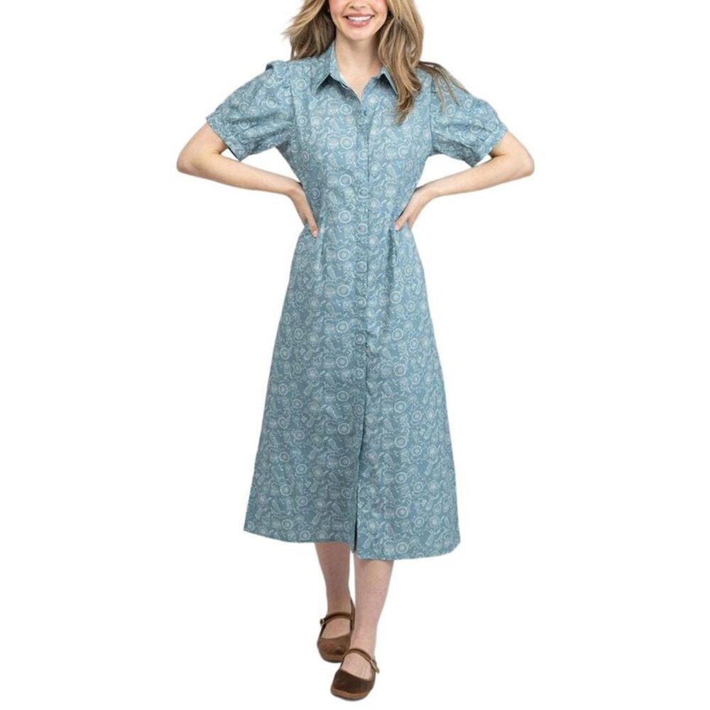 Beau & Ro Womens  Kris Dress, Blue